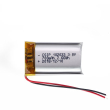 3.8V 700mAh Lithium Polymer Battery/Lipo Battery